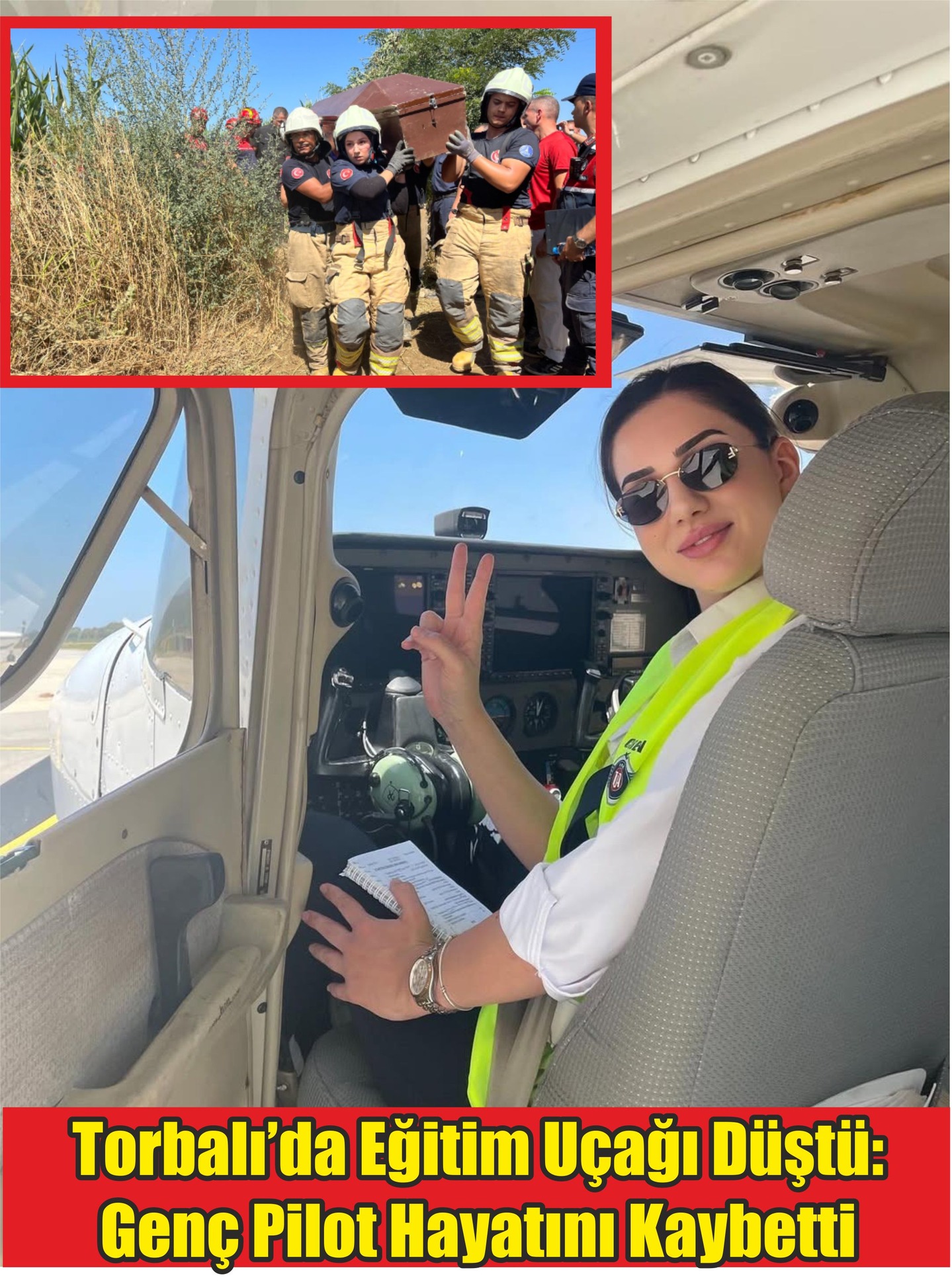Torbalı’da Eğitim Uçağı Düştü: Genç Pilot Hayatını Kaybetti