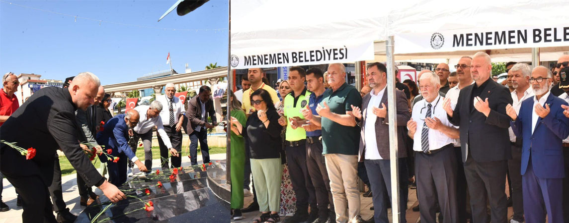 Menemen de Srebrenitsa'nın 28'inci yılı: 'Soykırım asla unutulmamalı'