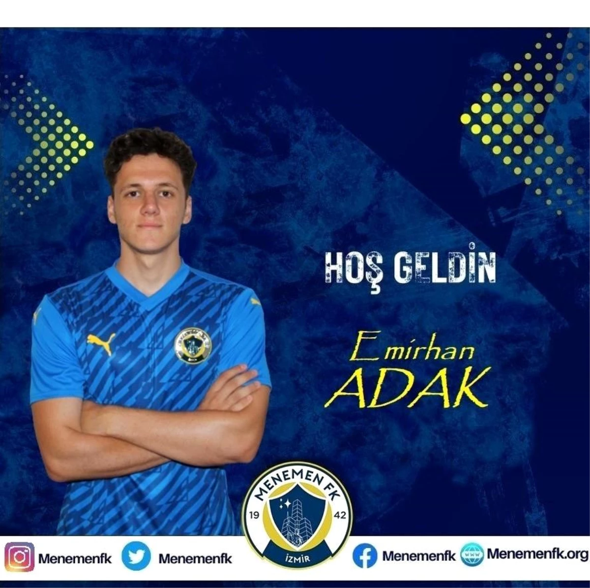 Menemen FK, Emirhan Adak'ı kadrosuna kattı