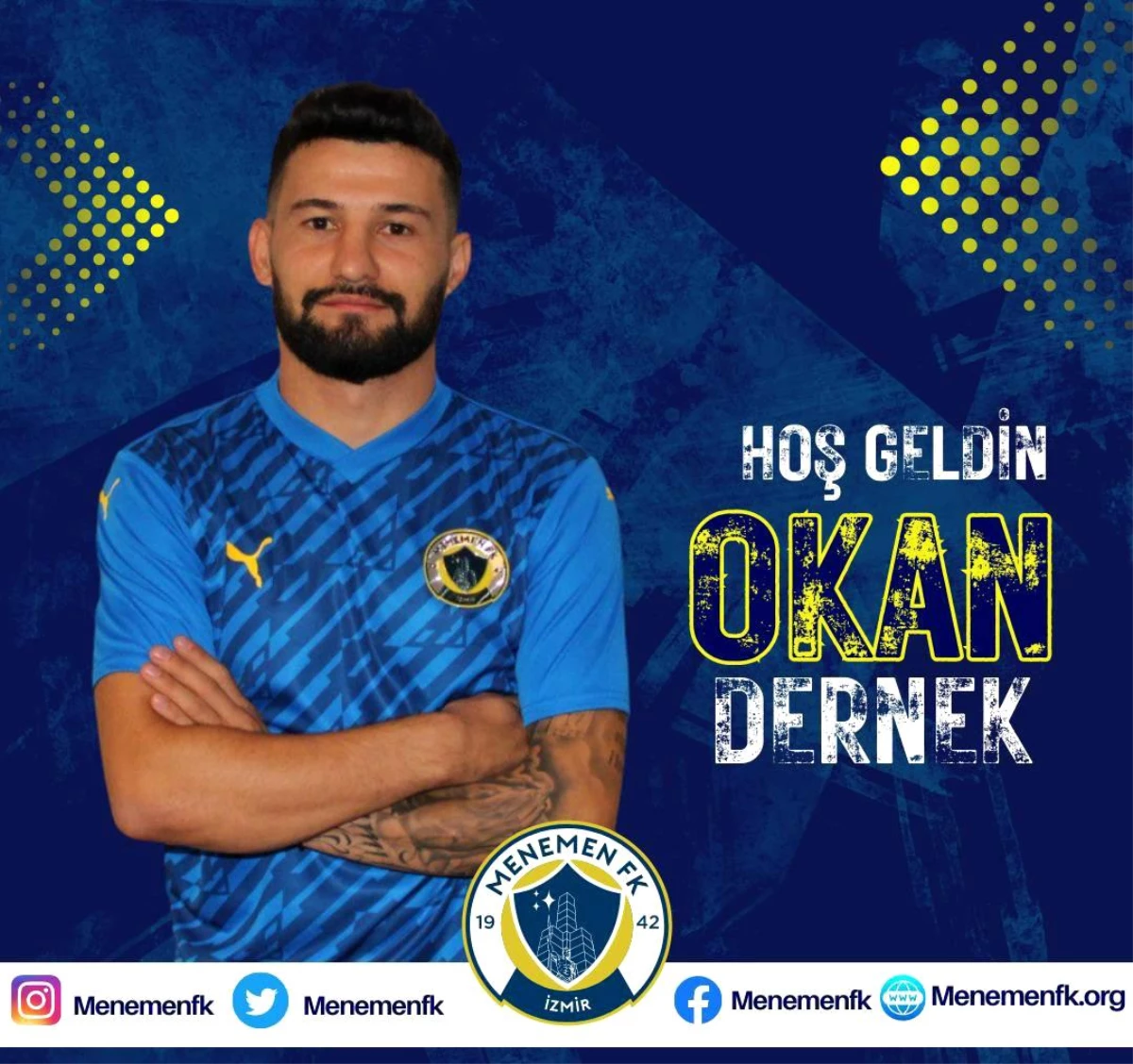 Menemen FK, Okan Dernek'i kadrosuna kattı